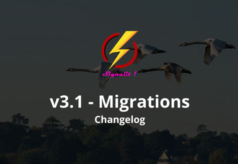 Bannière de la version 3.1